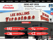 Tablet Screenshot of leerollinsfirestone.com